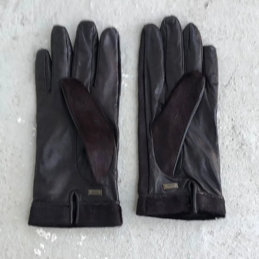 Vintage  Byblos leather  gloves